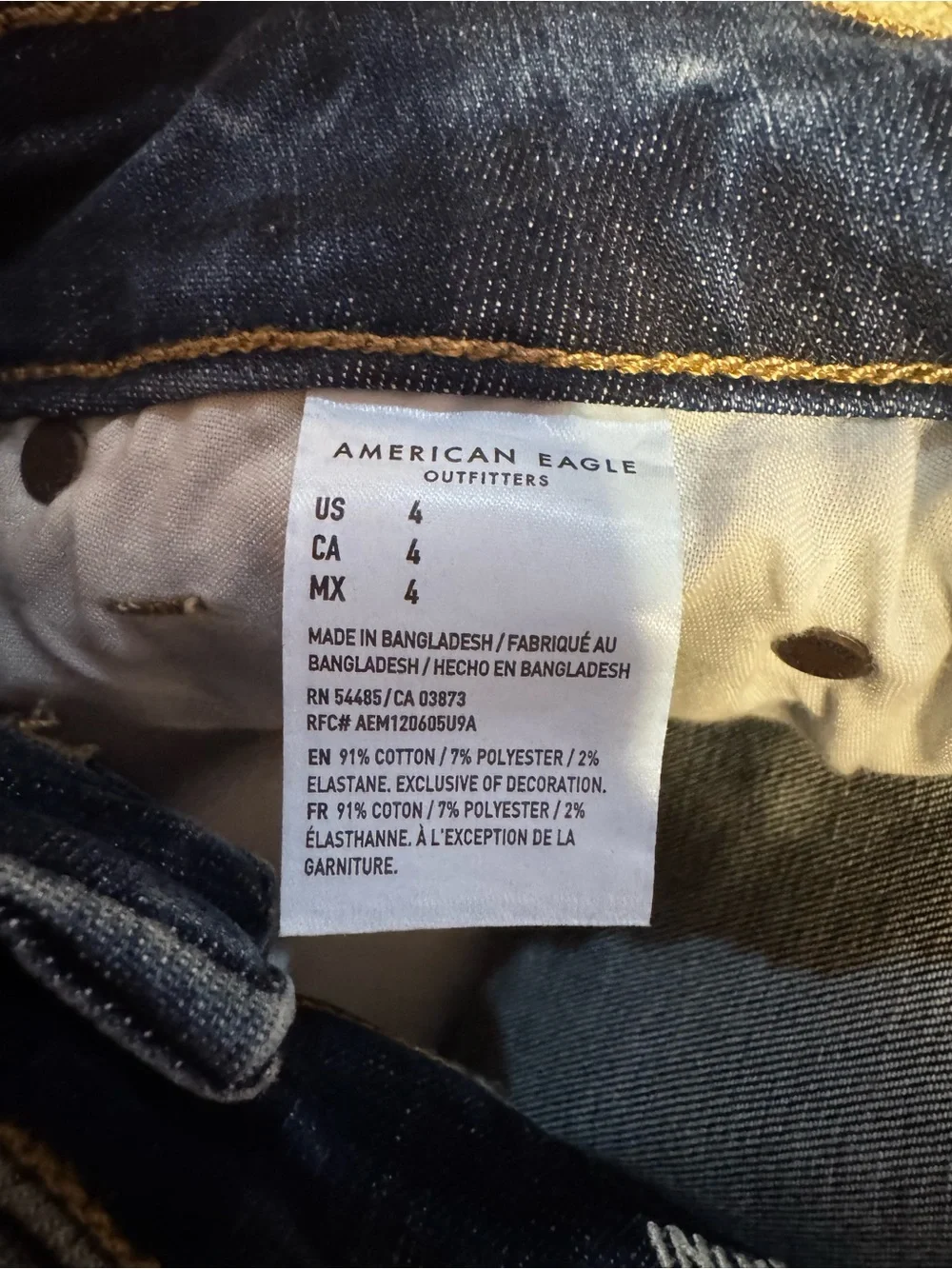 American Eagle Size 4 Denim Skirt